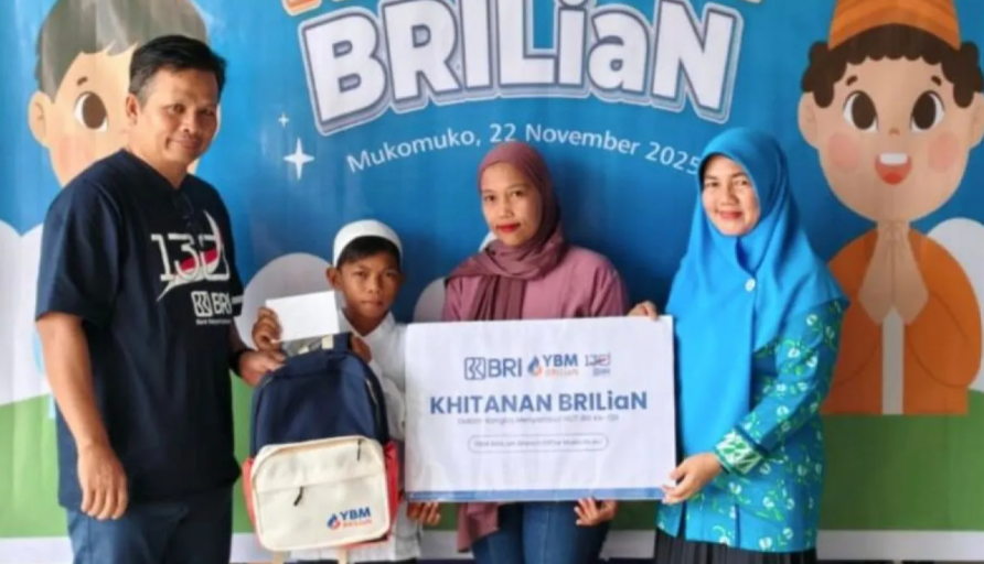 BRI Mukomuko Gelar Khitanan Massal Gratis untuk 30 Anak, Meriahkan HUT Ke-130 BRI Tahun 2025